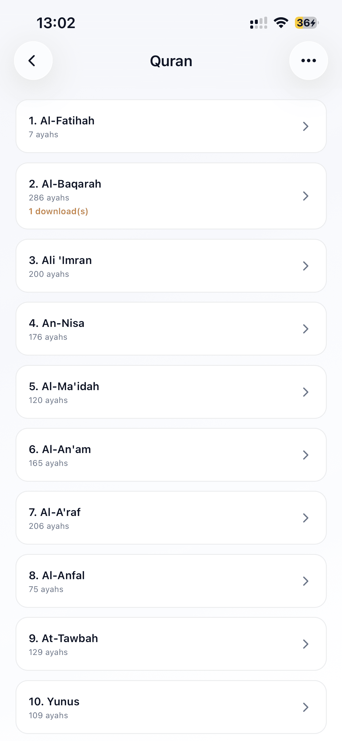 More tab screenshot 2